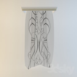 Curtain - slat with cornice 