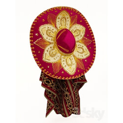 Other decorative objects - Sombrero with poncho_ option 1 