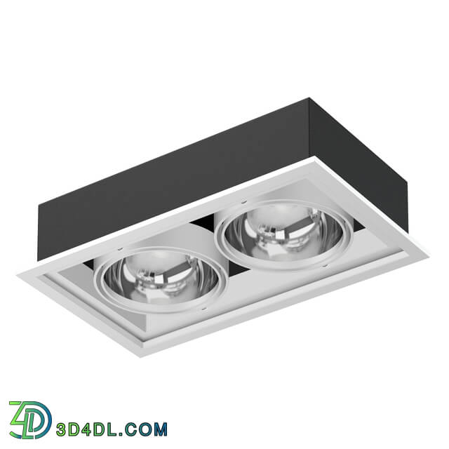 CGaxis Vol114 (52) double ceiling light