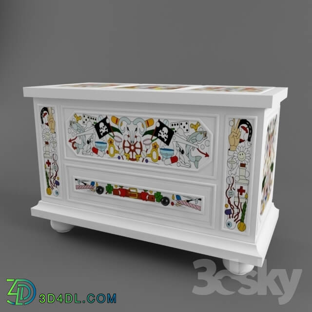 Sideboard _ Chest of drawer - Altdeutsche Chest