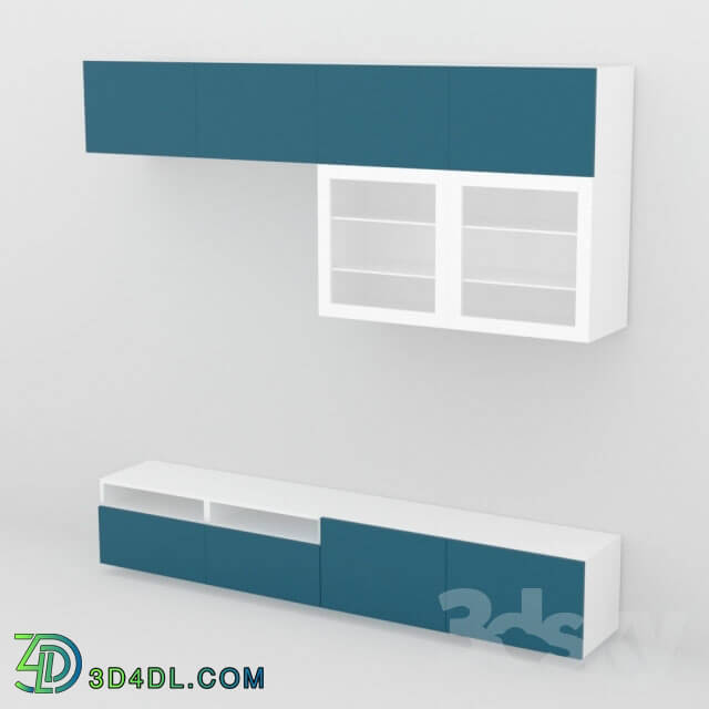 Wardrobe _ Display cabinets - BESTA TV storage