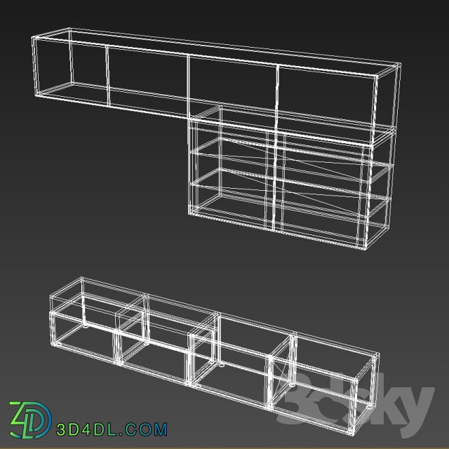 Wardrobe _ Display cabinets - BESTA TV storage