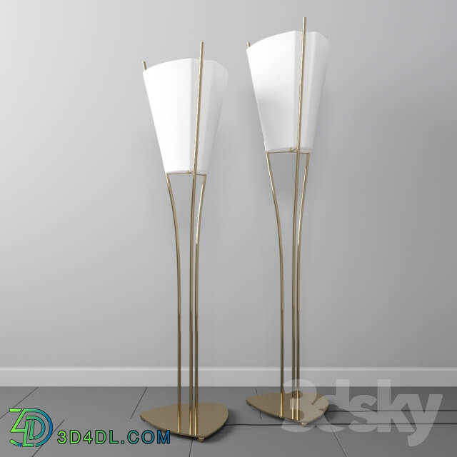 Floor lamp - Floor lamp curve design Emilie Cathelineau