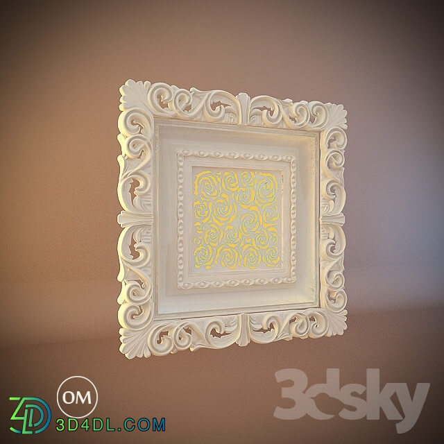 Frame - art object illuminated _ Vismara _