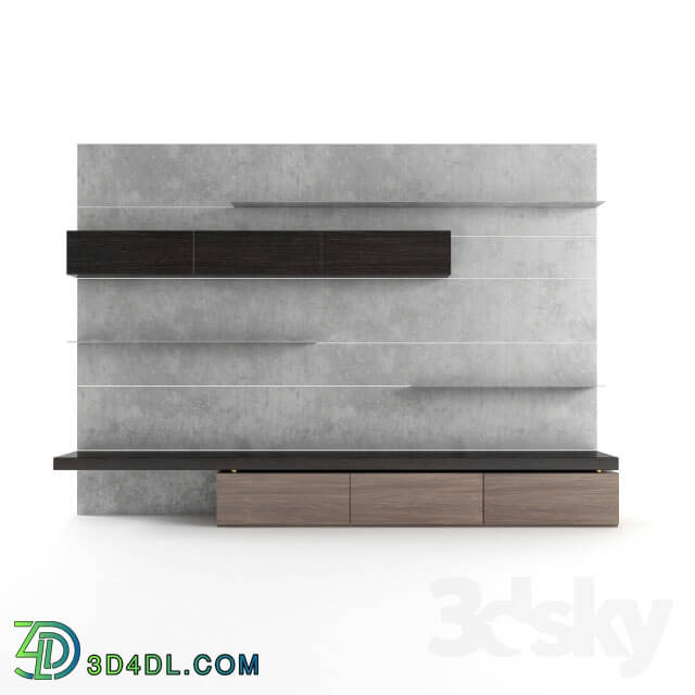 Wardrobe _ Display cabinets - Shelf steel decor