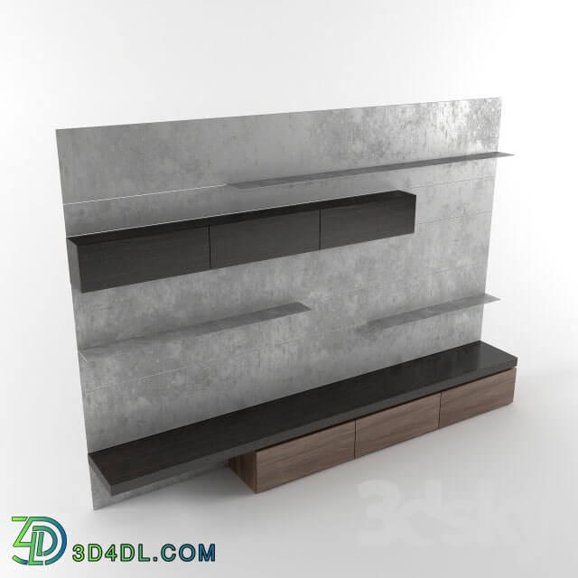 Wardrobe _ Display cabinets - Shelf steel decor