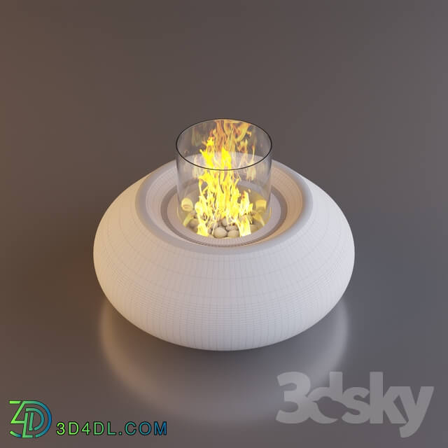 Fireplace - Planika Bubble Commerce Fireplace