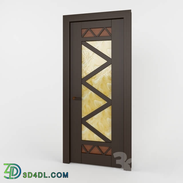Doors - door with stained glass