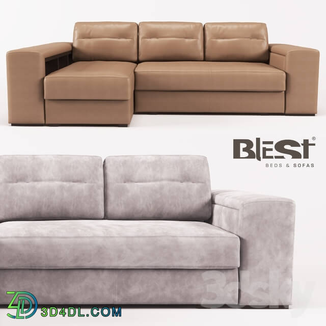 Sofa - OM Bar Corner Sofa in the configuration BKHR-AMR-2TML-BML from the manufacturer Blest TM