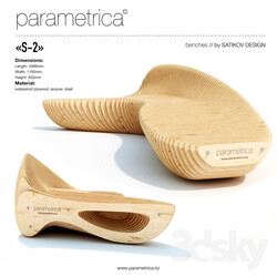 Other architectural elements - The parametric bench _Parametrica Bench S-2_ 