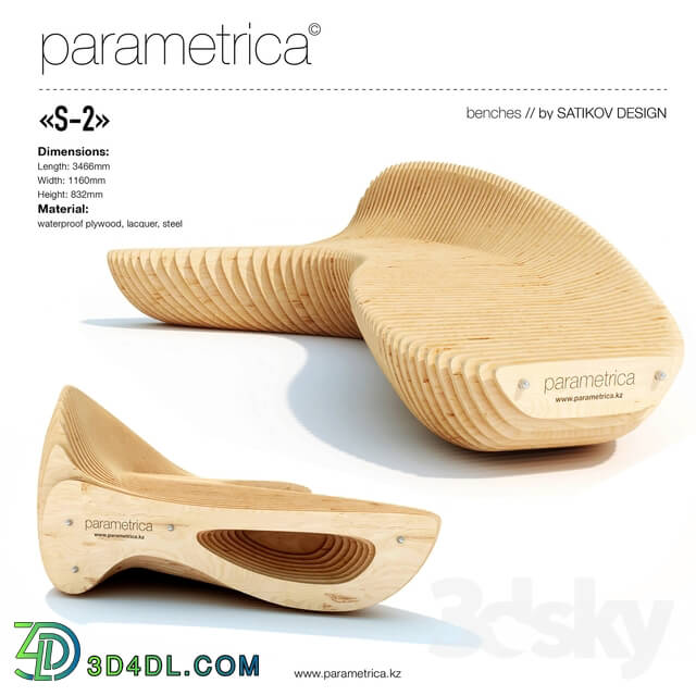 Other architectural elements - The parametric bench _Parametrica Bench S-2_