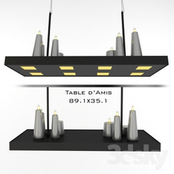 Ceiling light - Fixtures Table d__39_Amis 