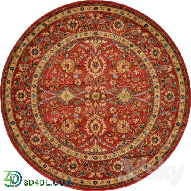 Rug - Round carpet texture png map