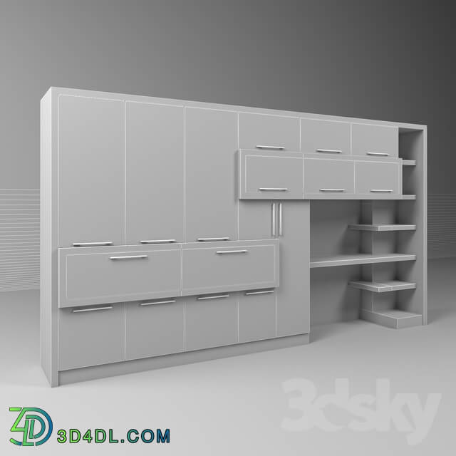 Wardrobe _ Display cabinets - the closet