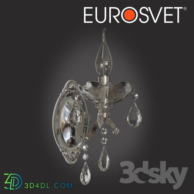 Wall light - OM Bra with crystal Eurosvet 3188_1 Brianna