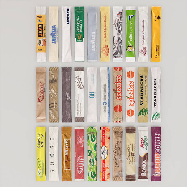 Food and drinks - Sugar stick packet 2