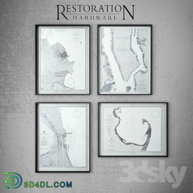 Frame - RH_20TH_NAUTICAL_SURVEY_MAP