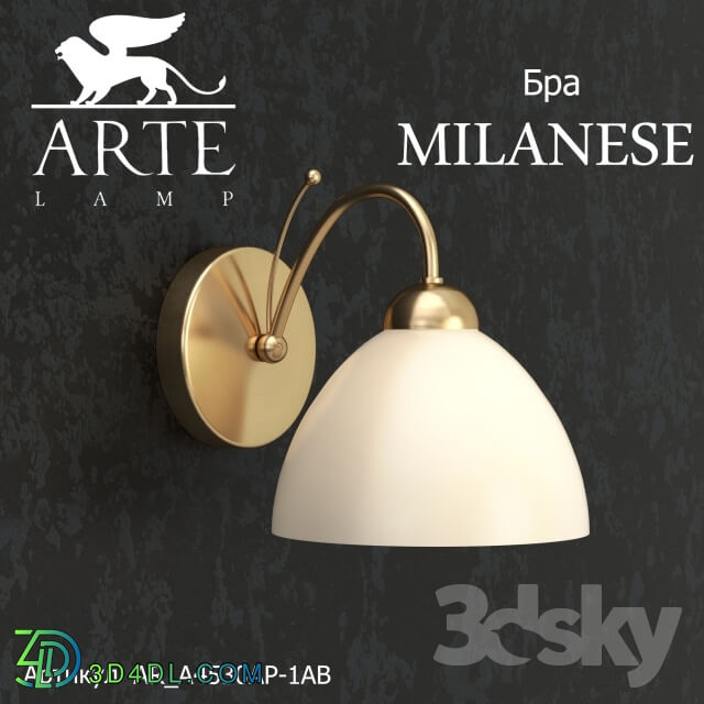 Wall light - Bra ARTE LAMP MILANESE AR_A4530AP-1AB