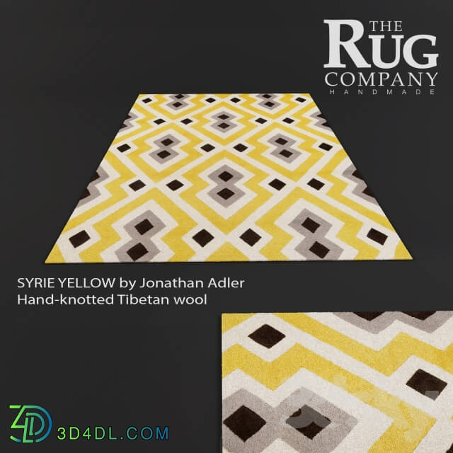 Carpets - Carpet SYRIE YELLOW_ Jonathan Adler