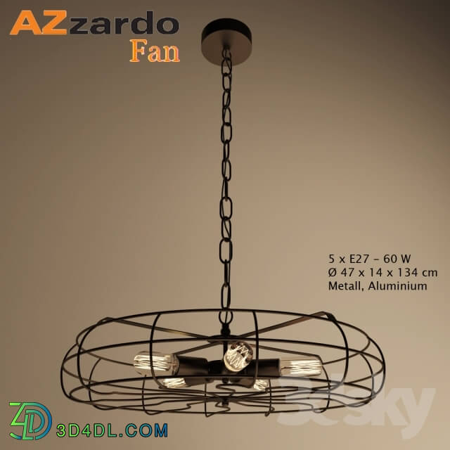 Ceiling light - chandelier AZzardo Fan