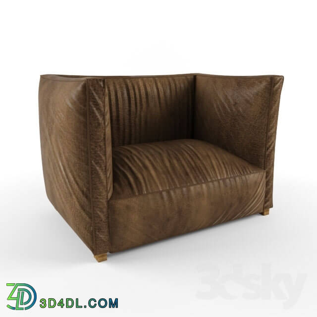 Arm chair - leather chair