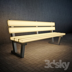 Other architectural elements - Light Bench 