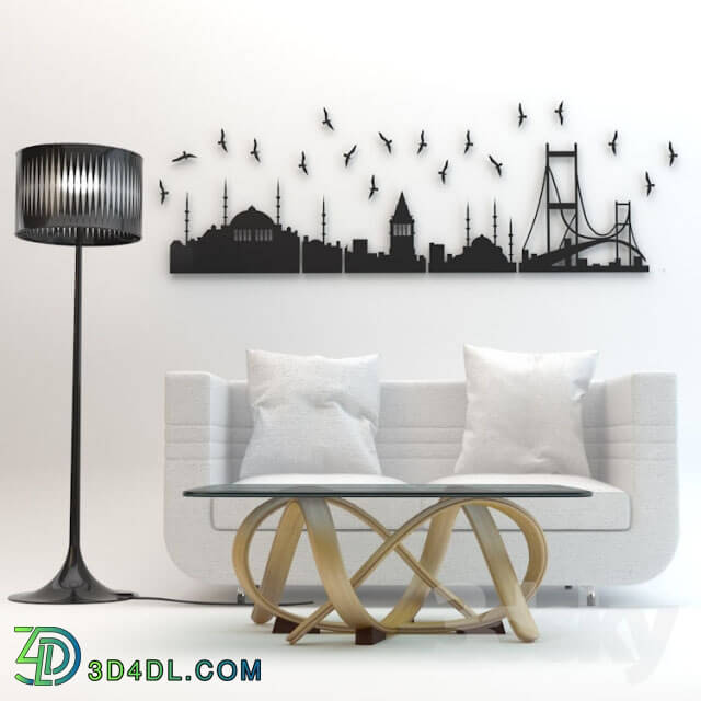 Other - city __view wall decor -Loop-D-Loop-Coffee-Table