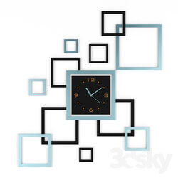 Other decorative objects - wall clock and frame 