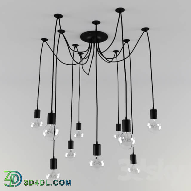 Ceiling light - Industrial Edison Chandelier
