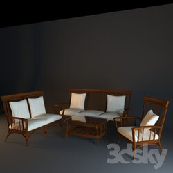 Other - set of rattan __olimar_ country_ 