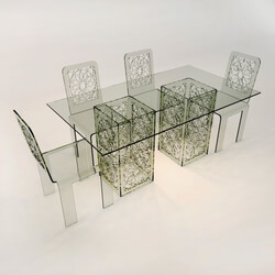 Table _ Chair - Glass Table_66 