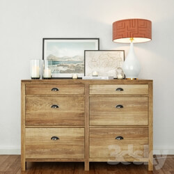 Sideboard _ Chest of drawer - Decorative Set 02 