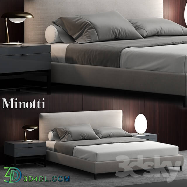 Bed - Bed Minotti ANDERSEN BED