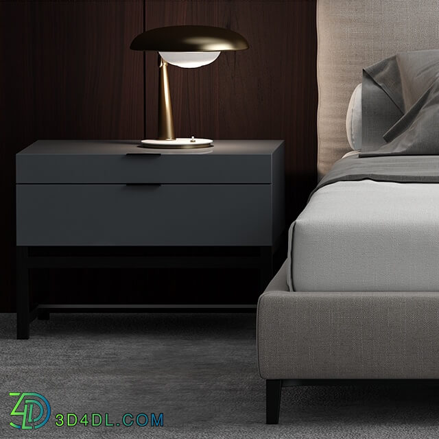 Bed - Bed Minotti ANDERSEN BED