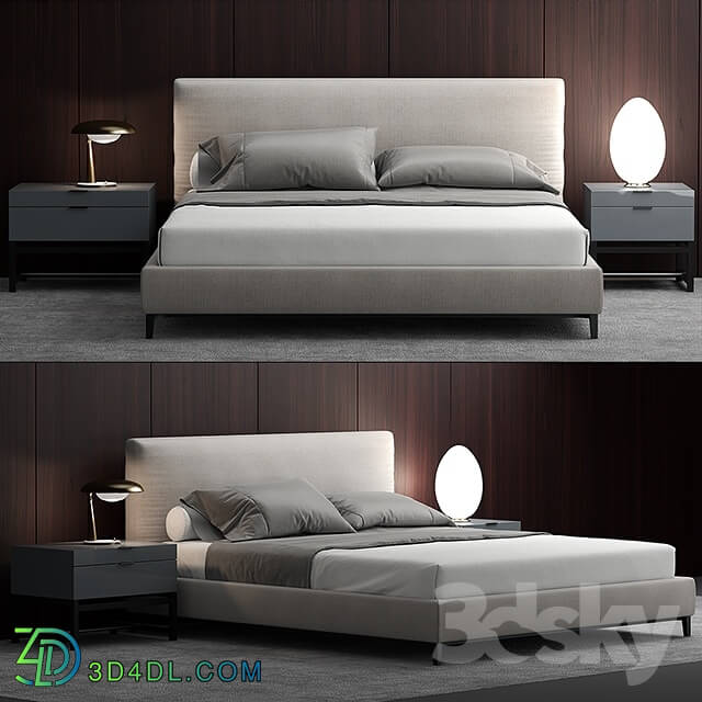 Bed - Bed Minotti ANDERSEN BED