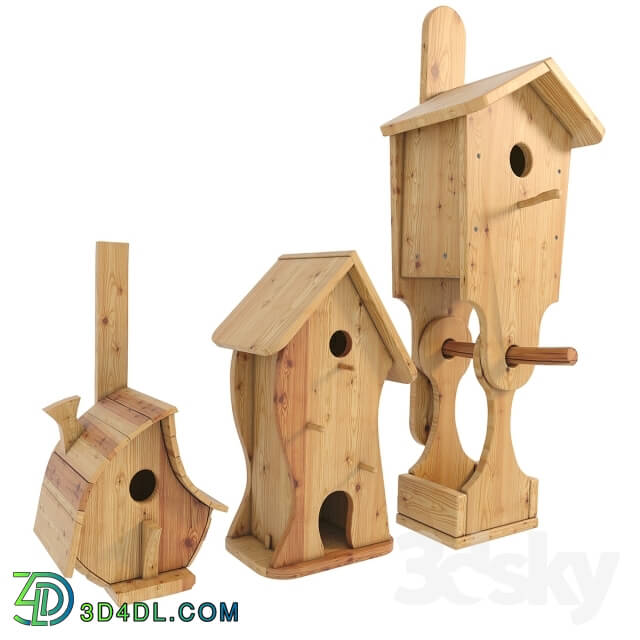 Other architectural elements - birdhouses