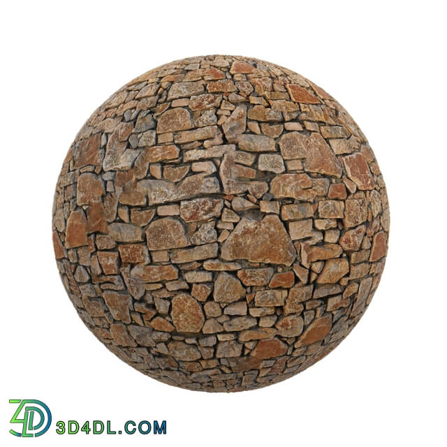 CGaxis-Textures Stones-Volume-01 brown stone pavement (01)