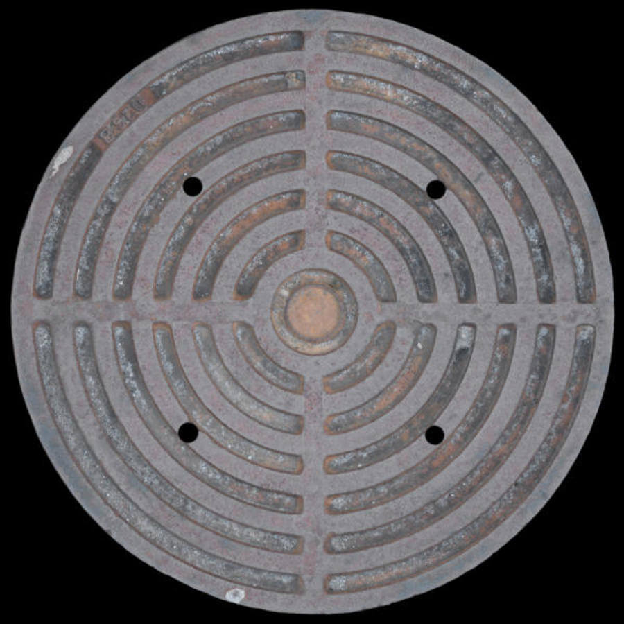 City Street Manhole Cover (003)