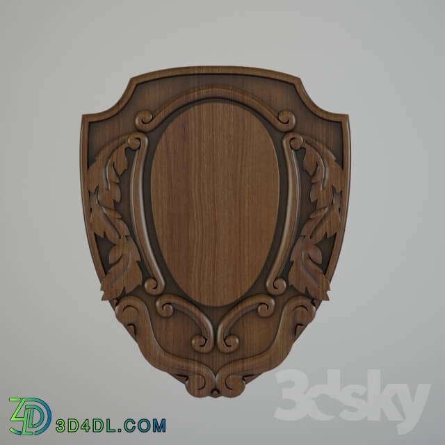 Decorative plaster - Shield