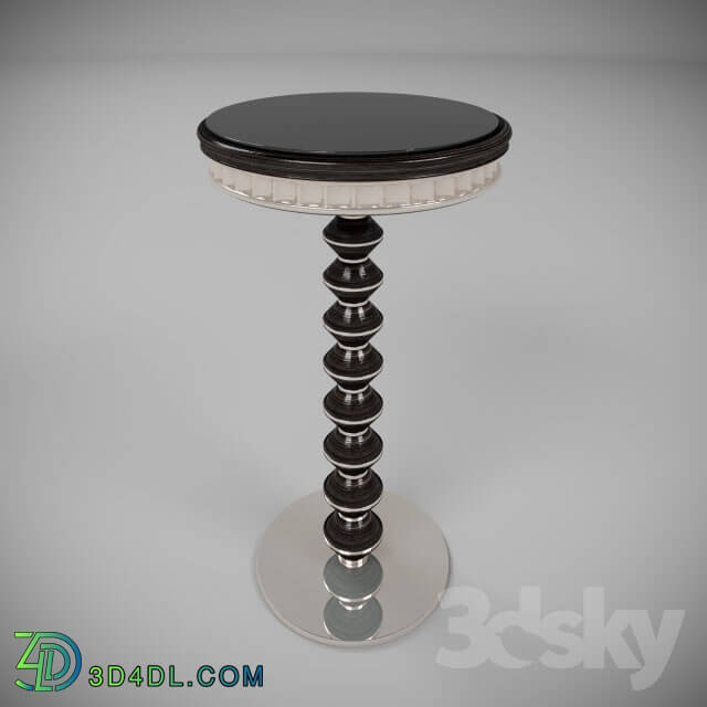 Table - Round table art deco