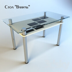 Table - Glass table _quot_Vanilla_quot_ 