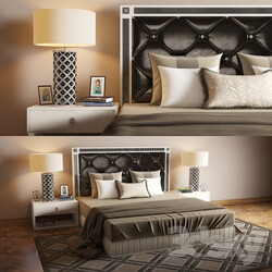Bed - ART DECO BED 04 