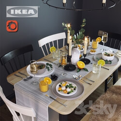 Table _ Chair - IKEA dining group 