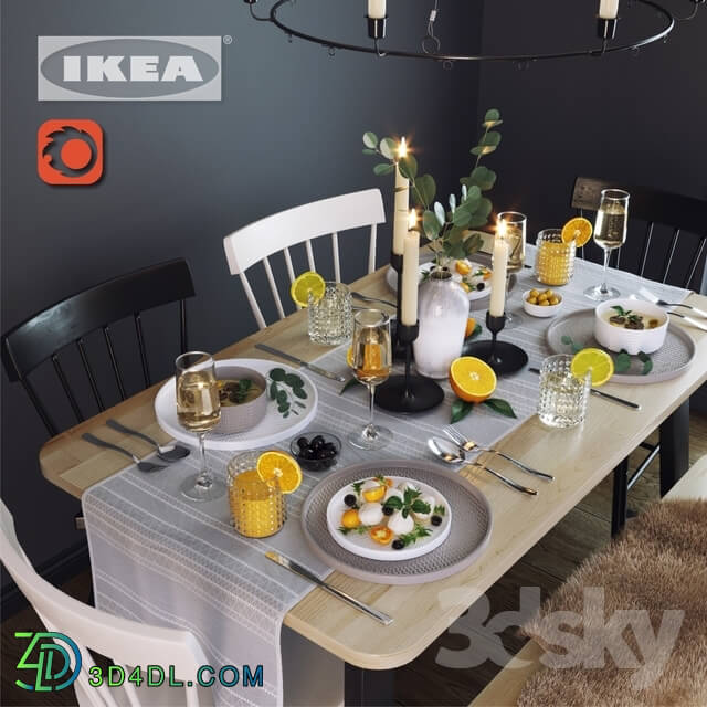 Table _ Chair - IKEA dining group