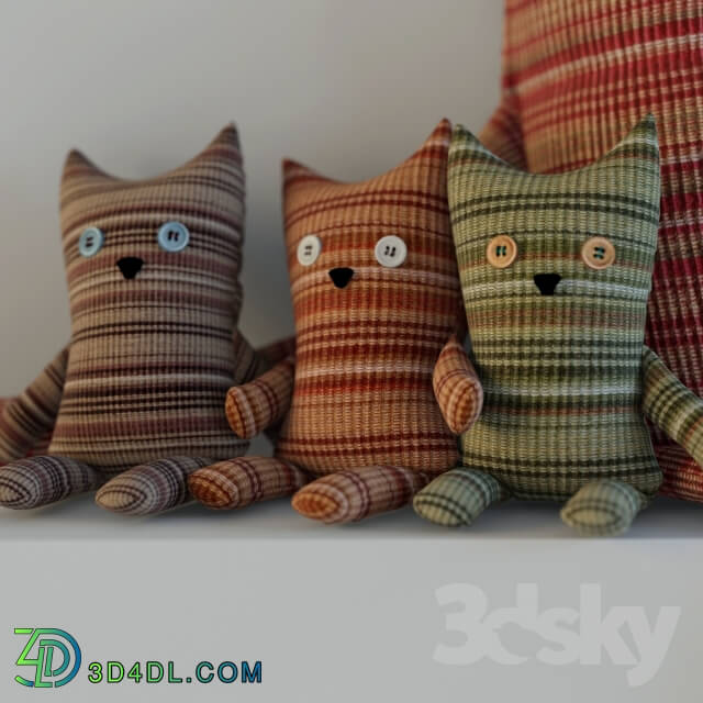 Toy - Cats knitted