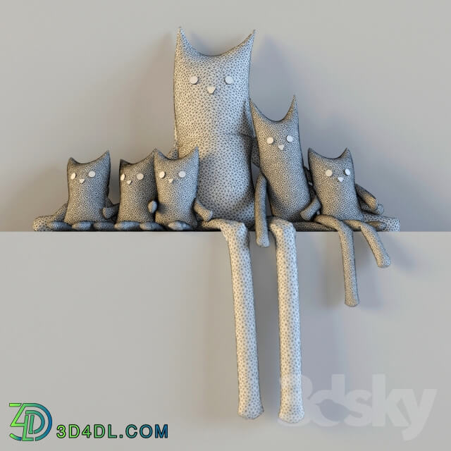 Toy - Cats knitted