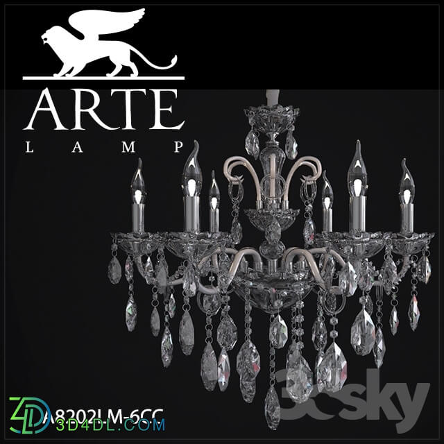 Ceiling light - Chandelier ArteLamp A8202LM-6CC