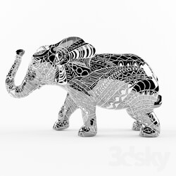 Sculpture - elephants 