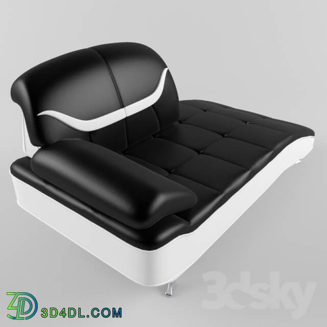 Sofa - Couch _Bentley Modern Black and White_