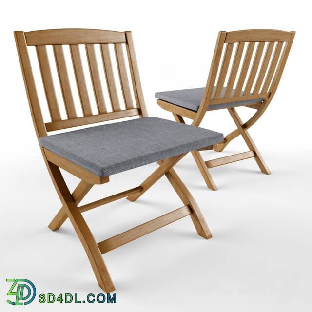 Chair - Outdoor Wood Folding Bistro Chairs